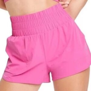 Joylab high waisted boxer style shorts with lining